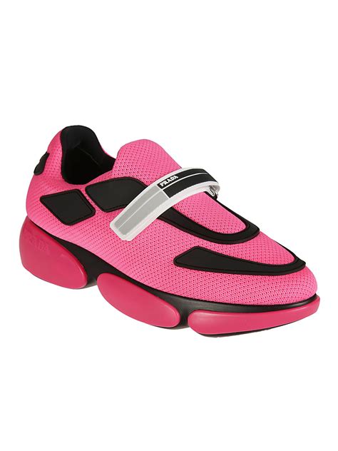 prada chunky sneakers white|pink Prada sneakers women.